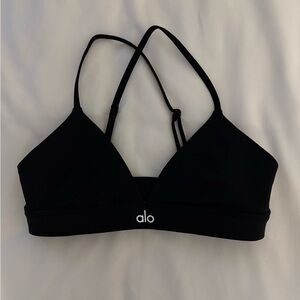 ALO Yoga Black Triangle Sports Bra